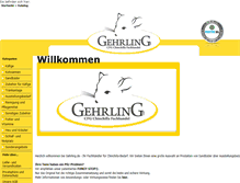Tablet Screenshot of gehrling.de